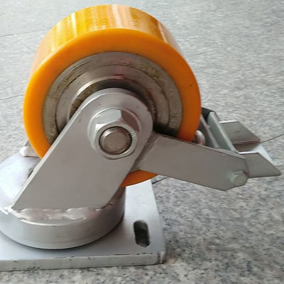 Total Lock Brake Ultra Heavy Duty Caster Wheel Super Heavy Duty Steel Caster for Heavy Duty Industrial Applications