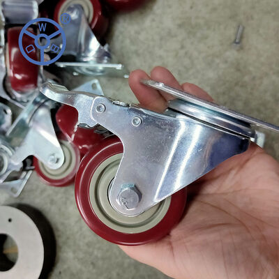 Customable industrial rubber caster tailored for industry applications ensuring maximum durability and impact absorption