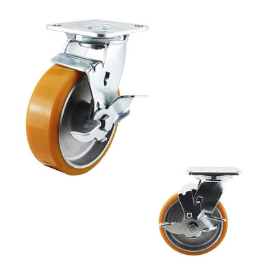 880LBS PU Aluminium Core 150mm Trolley  Heavy Duty Casters