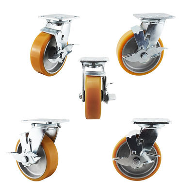 880LBS PU Aluminium Core 150mm Trolley  Heavy Duty Casters