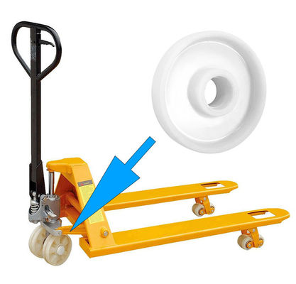 300kg Load Nylon Casters 7"  Industrial Lift Truck Steering Wheels