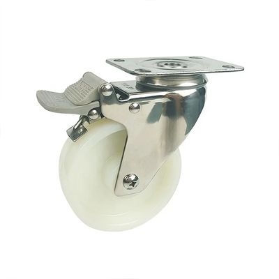Zware 45kg kogellager nylon wielen schroefmontage 45 kg draagvermogen