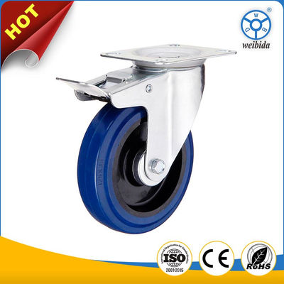 Trolley Wheels Heavy Duty Rubber Wheel Diameter 8 Inches Height 125mm