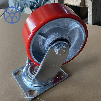 250-380KG Laadvermogen Lichte Serie Zwenkwielen 65mm Wielmaat Zware Duurzame Industriële Wielen voor Apparatuur en Trolleys