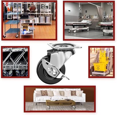 Massieve kernwielzwenkwielen Ontworpen voor meubelcompatibiliteit, Bieden Langdurige Prestaties en Eenvoudige Wendbaarheid