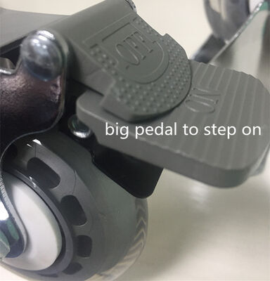 5 Zoll Gesamthöhe Polyurethan-Rollen Industriequalität Hohe Tragfähigkeit Räder für Wagen, Maschinen und Geräte