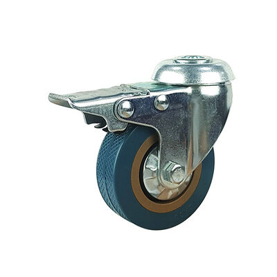 100 tot 300 kg laadvermogen Zware rubberen rolwiel 8 inch Zwart Blauw Groen Ideaal voor magazijnen en toepassingen