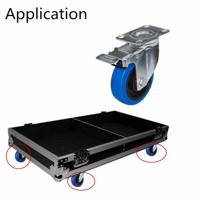Aanpasbare industriële rubber ruiterwiel Diameter 3 tot 8 inch Geschikt voor zware apparatuur en industriële toepassingen Duurzaam