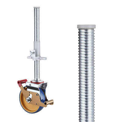 125 mm PU verstelbare steigerwielen, 300 kg capaciteit zwenkwielsteiger