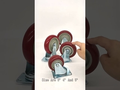 Middelzware rode pvc-zwenkwiel introductie-YLcaster